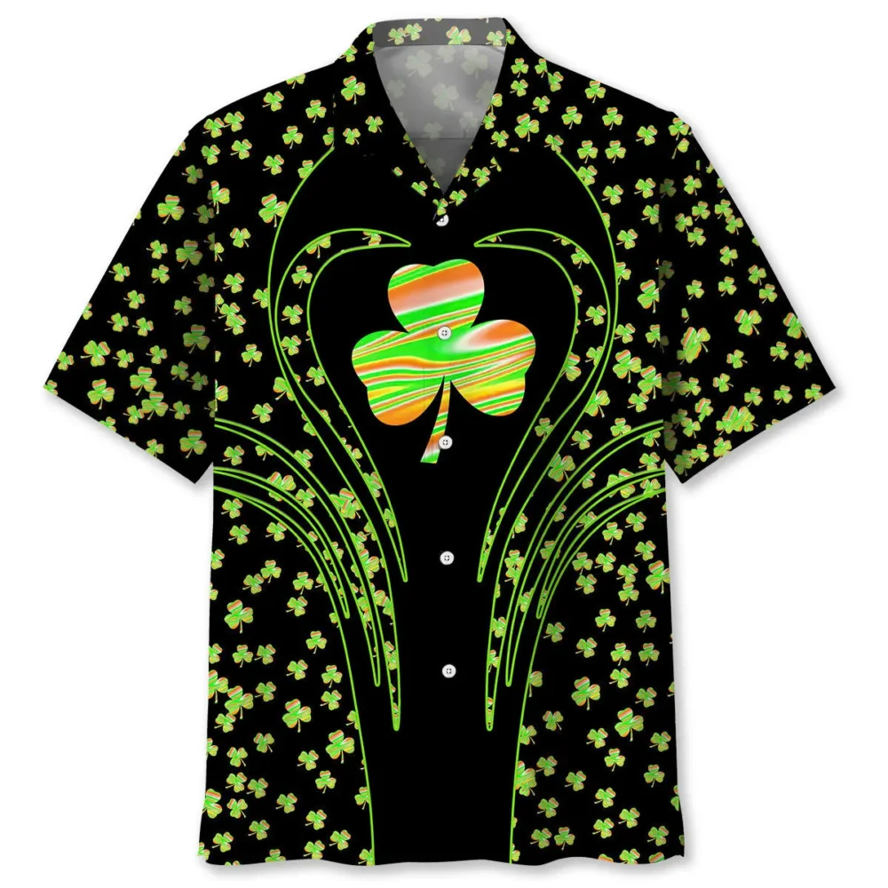 Shamrock Irish St.Patrick Day Hawaiian Shirt HWBN2762060 - Beltina