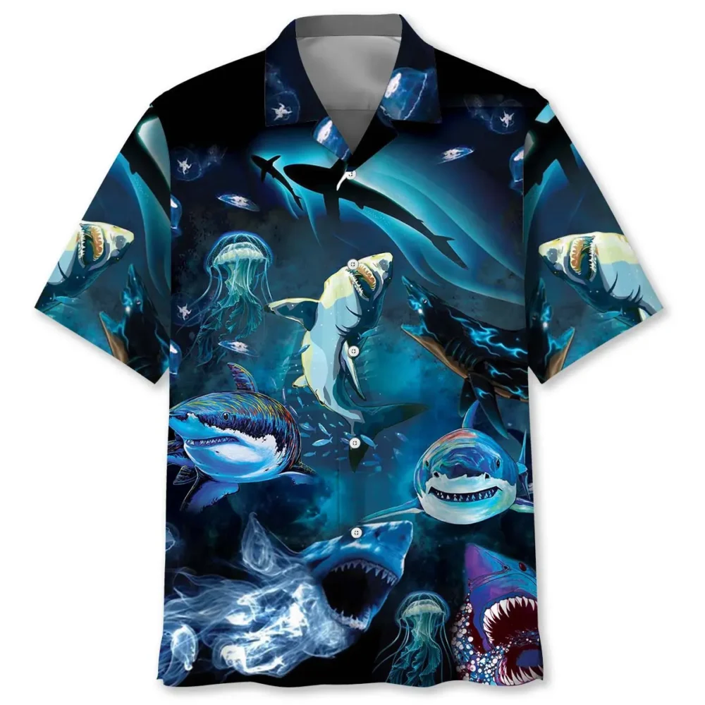 Shark Hawaiian Shirt HWBN2763038 - Beltina