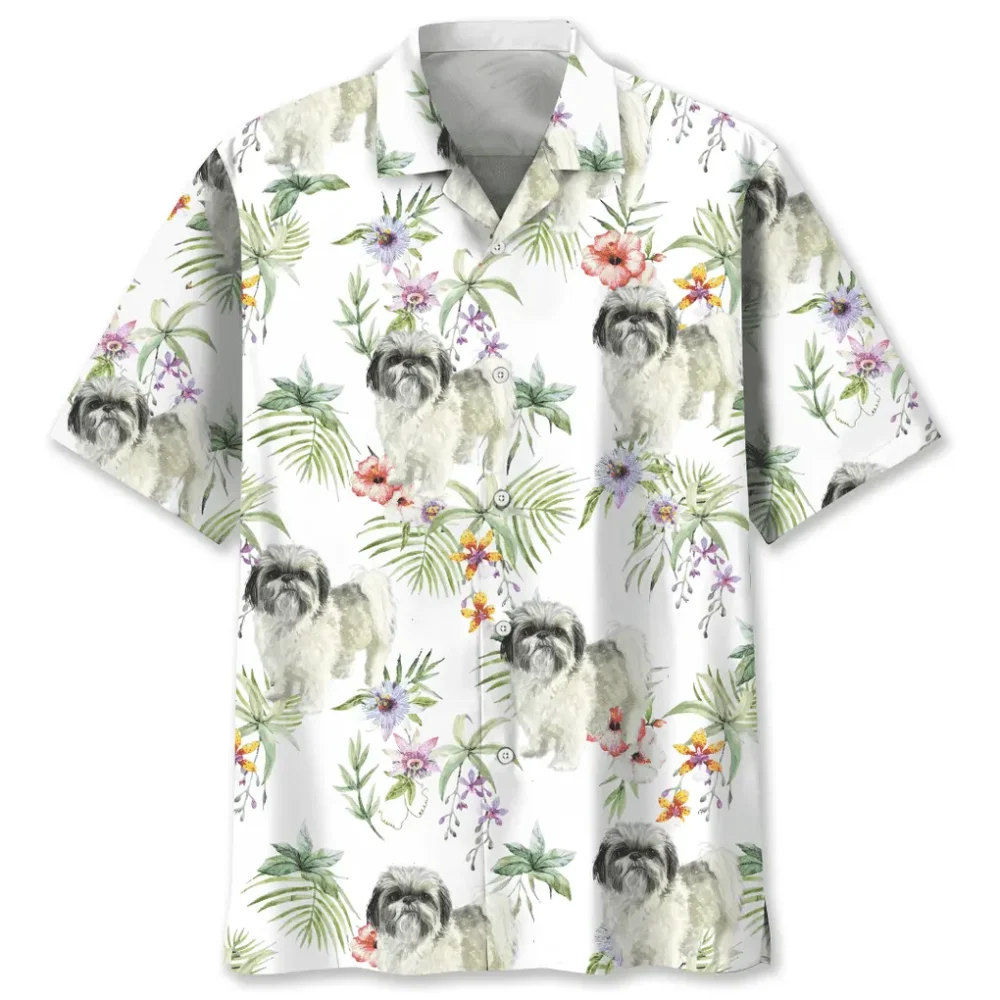 Shih Tzu Tropical Hawaiian Shirt HWBN2762155 - Beltina