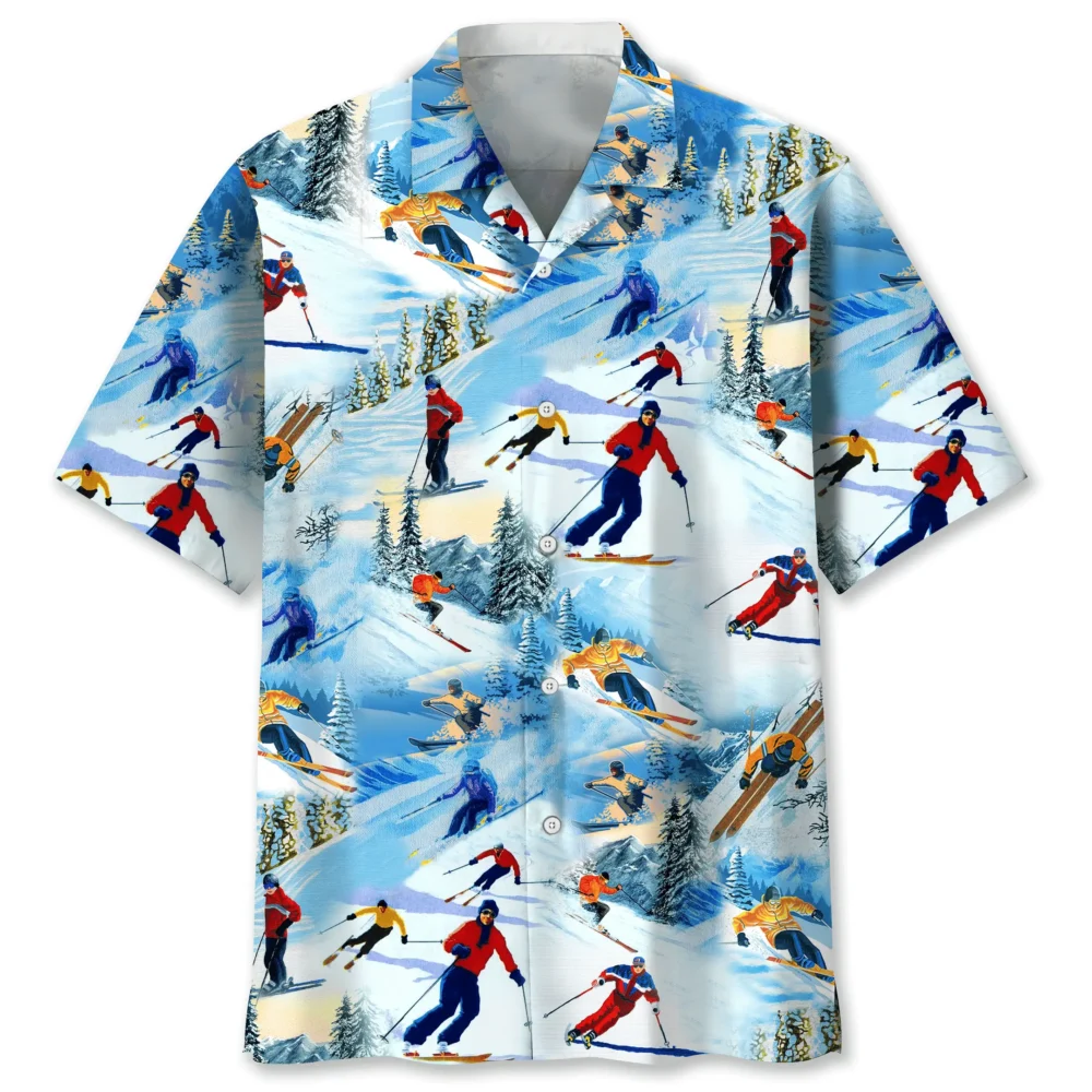Skiing Land Hawaiian Shirt HWBN2762591 - Beltina