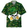 Skull Beer Green Irish St.Patrick Day Hawaiian Shirt HWBN2762062 - Beltina