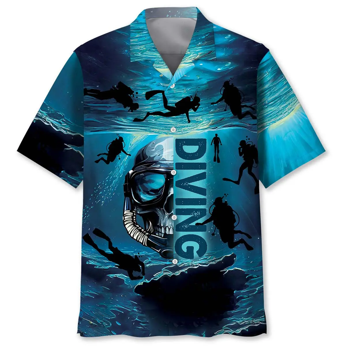 skull-diving-hawaiian-shirt