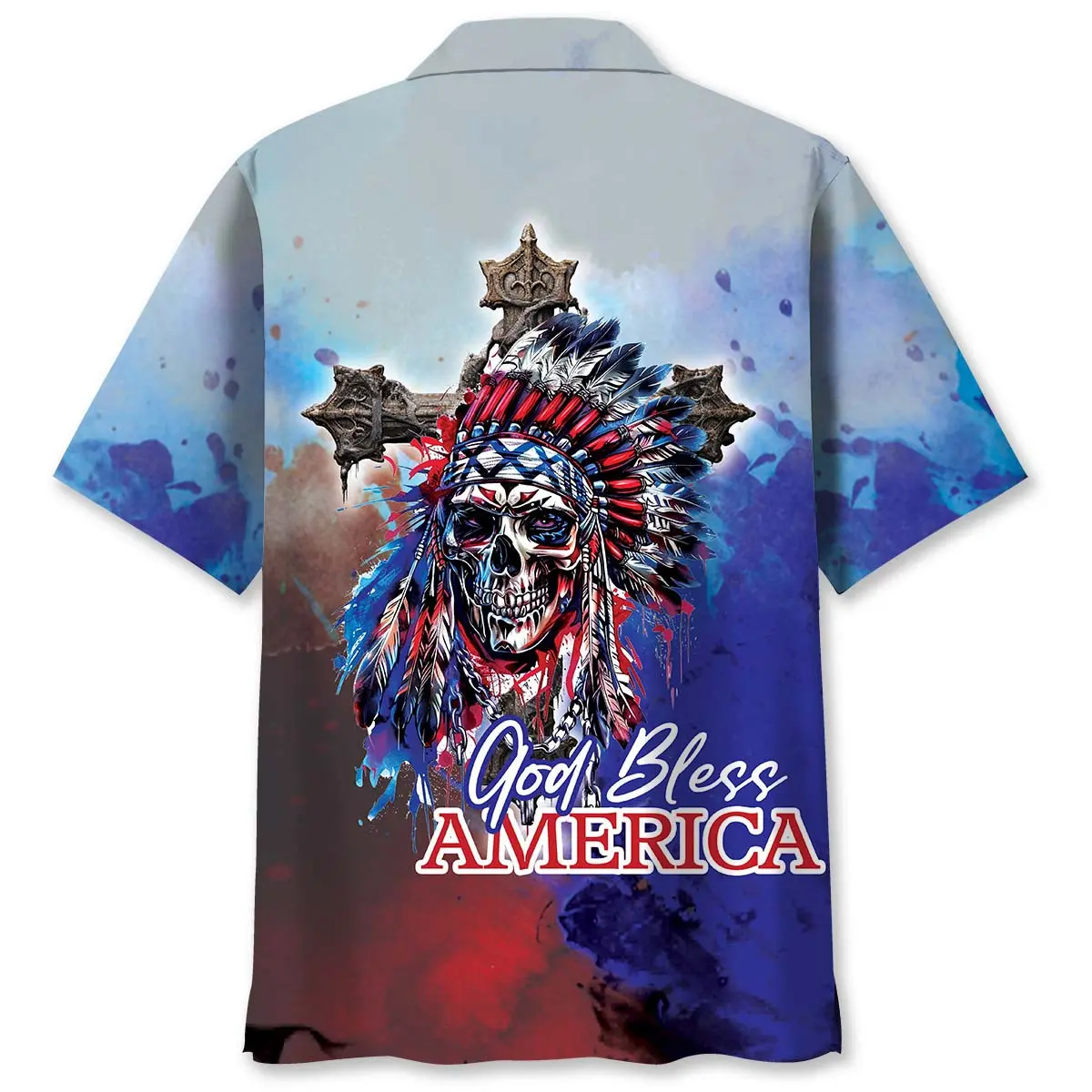 skull-god-bless-america-hawaiian-shirt-1