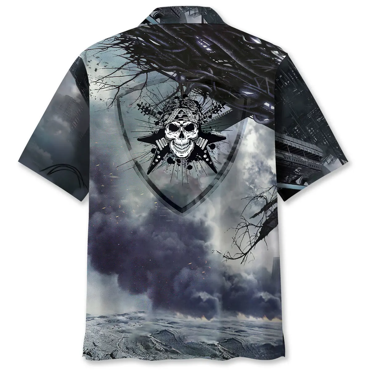 skull-guitar-gothic-rock-style-hawaiian-shirt-2