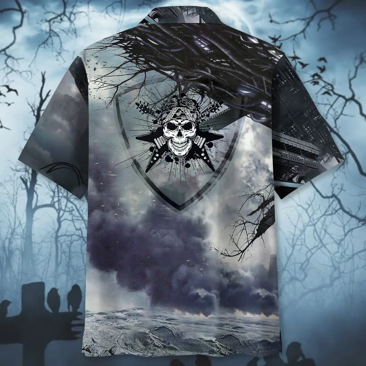 skull-guitar-gothic-rock-style-hawaiian-shirt-3
