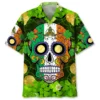 Skull Irish St.Patrick Day Hawaiian Shirt HWBN2762044 - Beltina