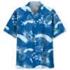 Skydiving Blue Hawaiian Shirt HWBN2762596 - Beltina