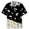 Skydiving Daisy Flower Hawaiian Shirt HWBN2762599 - Beltina