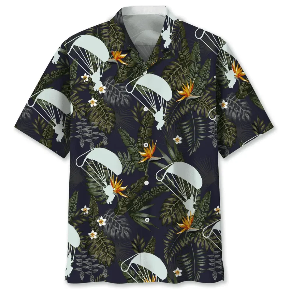 Skydiving Hawaiian Nature Hawaiian Shirt HWBN2762601 - Beltina