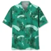 Skydiving Kelly Green Hawaiian Shirt HWBN2762602 - Beltina