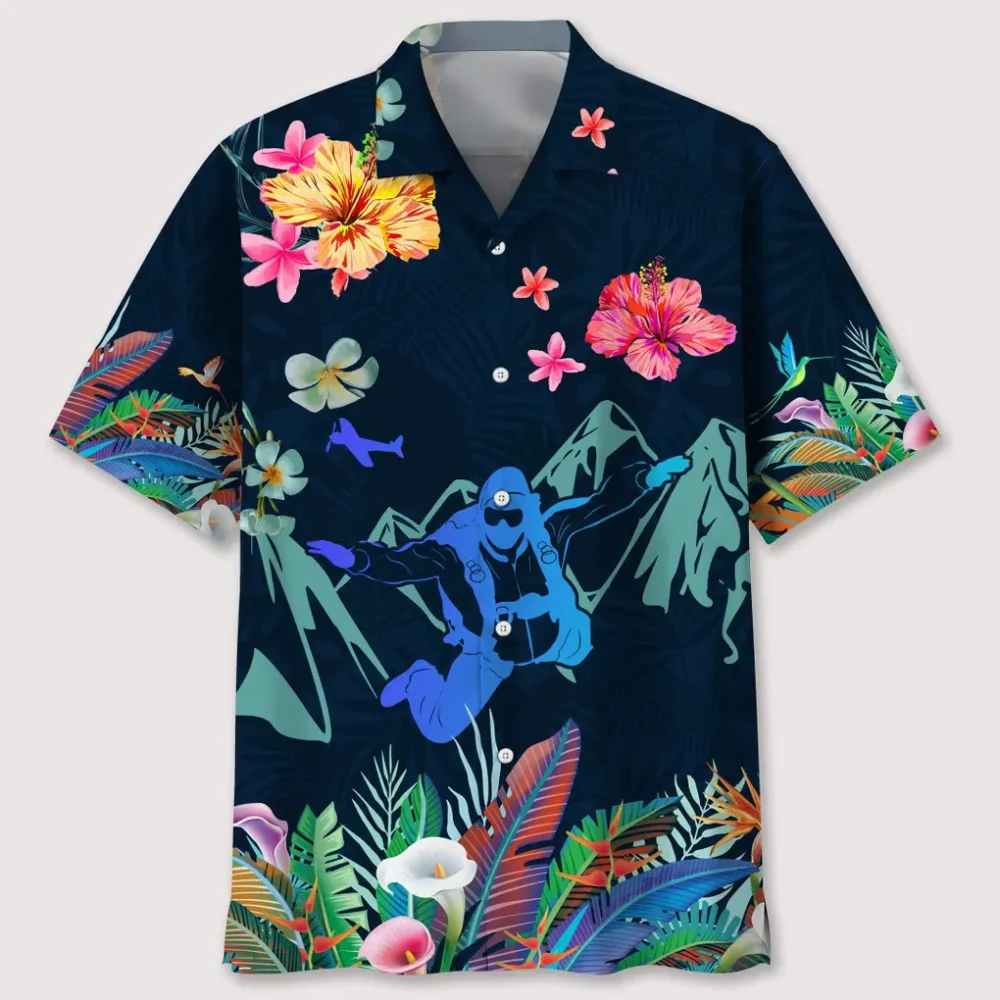 Skydiving Love Tropical Hawaiian Shirt HWBN2762603 - Beltina