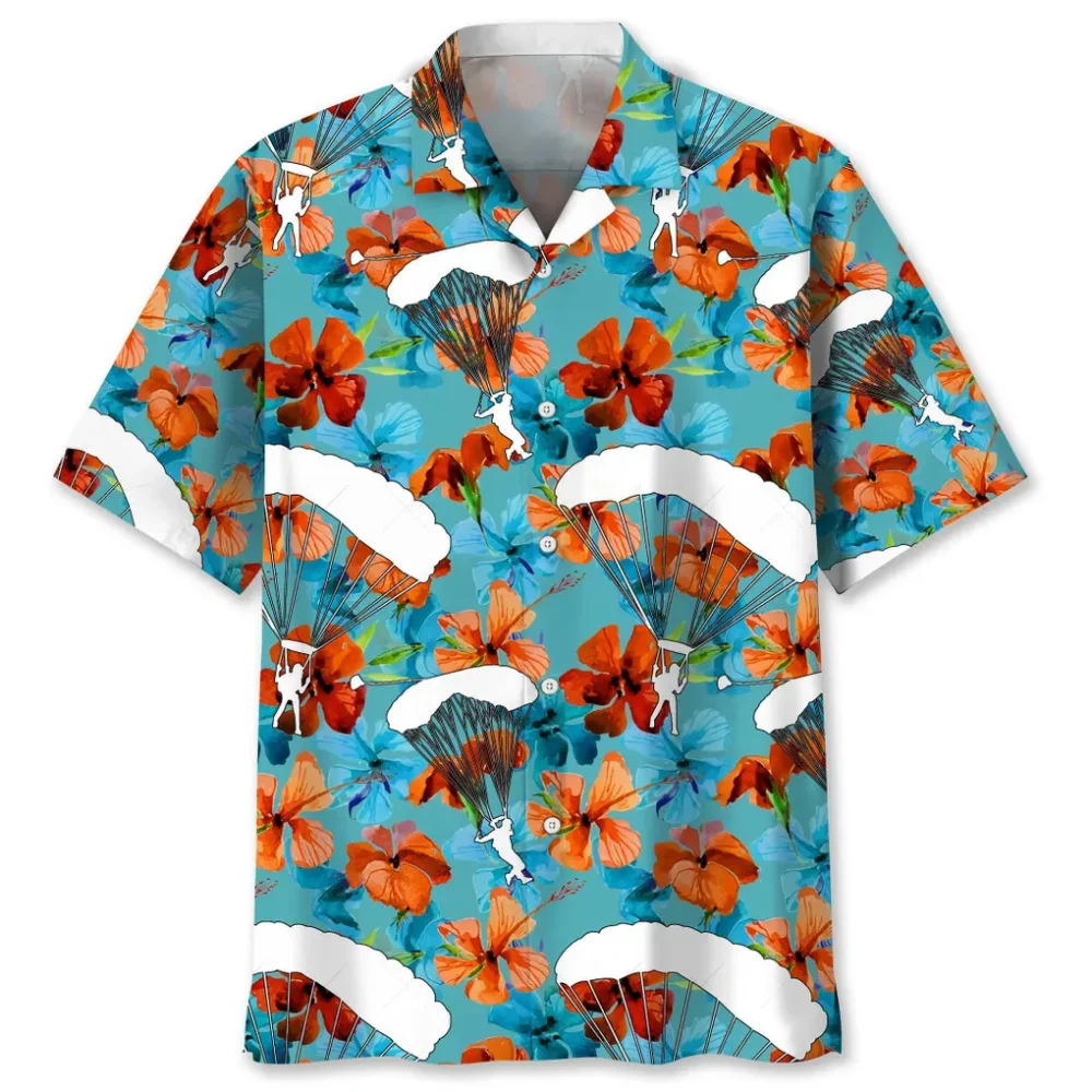 Skydiving Nature Tropical Hawaiian Shirt HWBN2762606 - Beltina