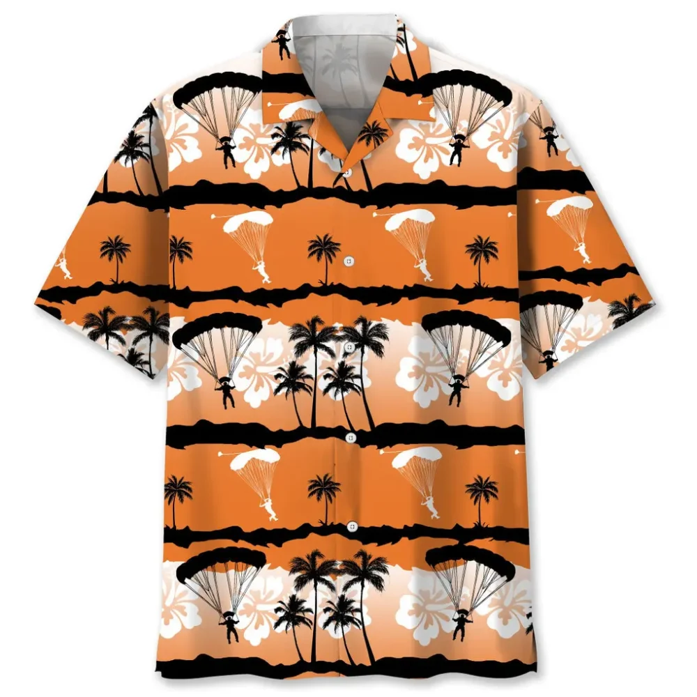 Skydiving Sunset Hawaiian Shirt HWBN2762608 - Beltina