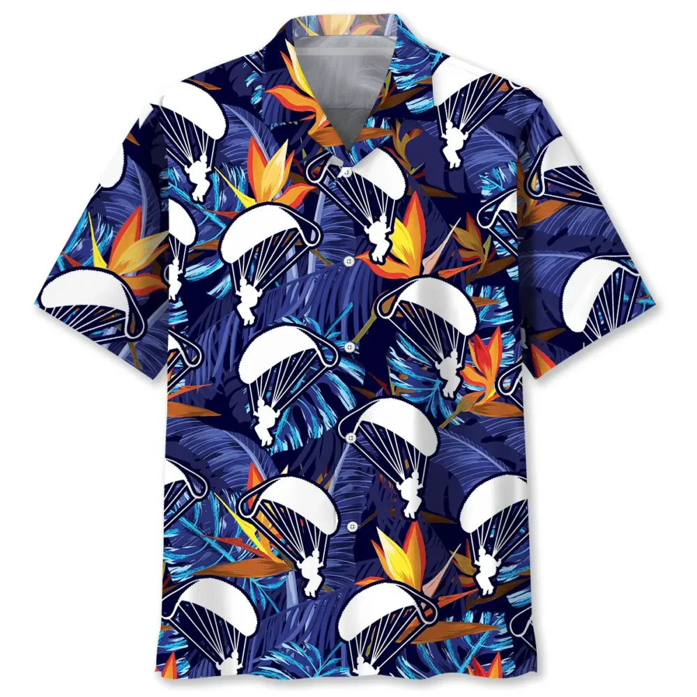 Skydiving Tropical Hawaiian Shirt HWBN2762772 - Beltina