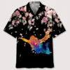 Skydiving Watercolors Flower Hawaiian Shirt HWBN2762611 - Beltina
