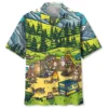 Sloth Campfire We Camp To Burrn Off The Crazy Hawaiian Shirt HWBN2764391 - Beltina