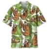 Sloth Tropical Leaves Hawaiian Shirt HWBN2763139 - Beltina