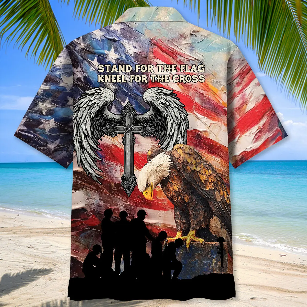 stand-for-the-flag-kneel-for-the-cross-hawaiian-shirt-2