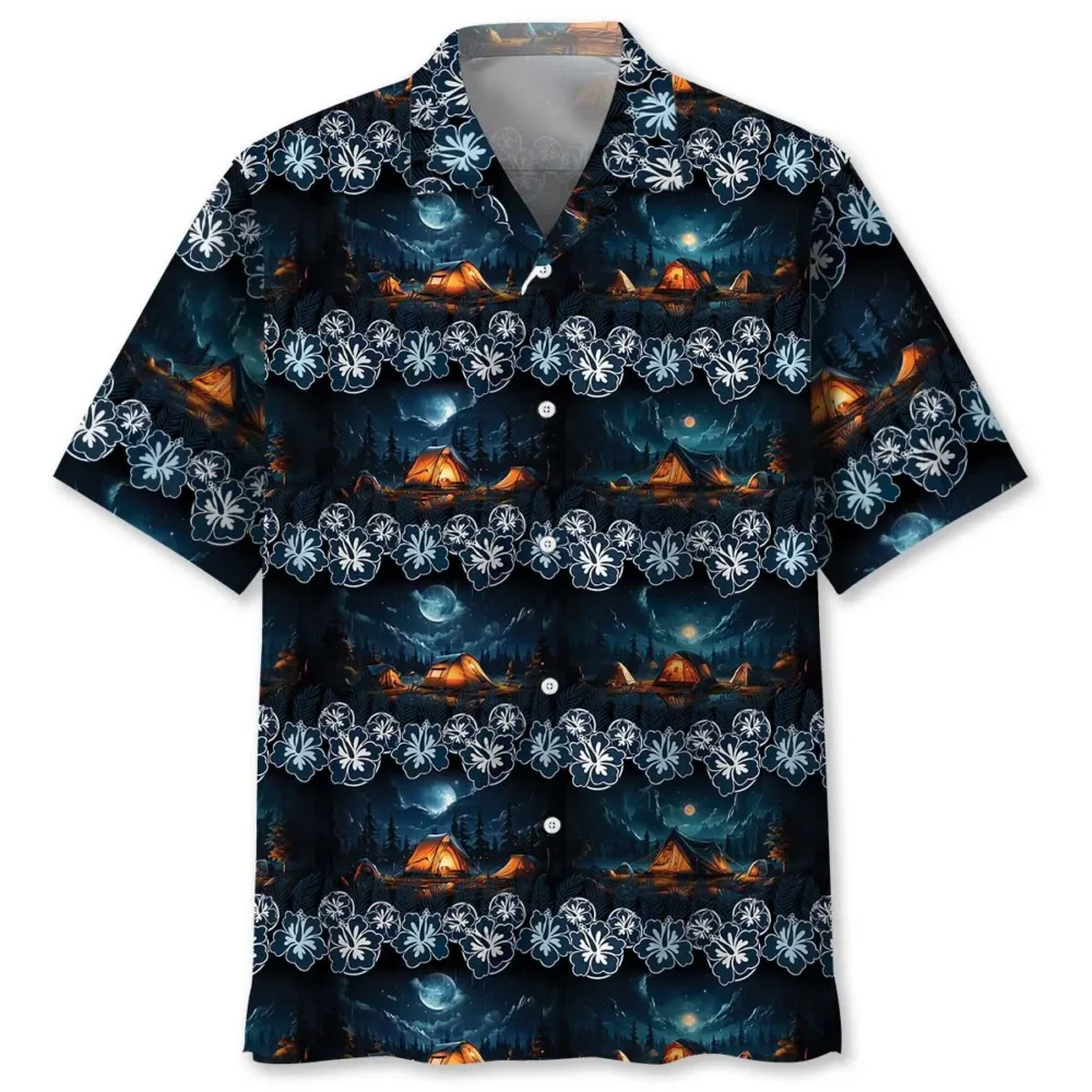 Stary Night Camping Hawaiian Shirt HWBN2763040 - Beltina