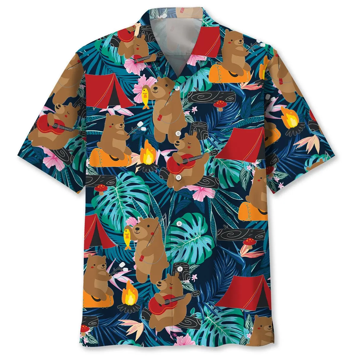 stress-primary-comes-from-not-camping-enough-hawaiian-shirt-2