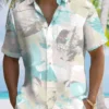 Summer Beach Leaves Gradient Tropical Vegetation Casual Vacation Hawaiian Shirt HWBN2765198 - Beltina