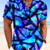 Summer Geometric 3D Gradient 3D Casual Vacation Hawaiian Shirt HWBN2765373 - Beltina