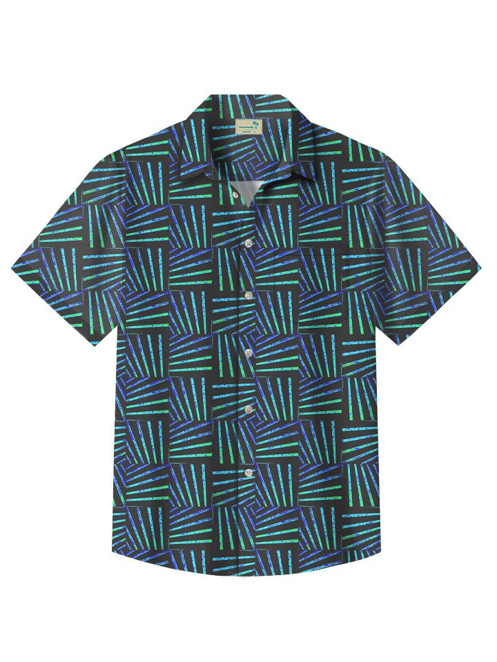 summer-geometric-line-fluorescent-pattern-casual-vacation-hawaiian-shirt-1