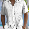 Summer Lines Curves Geometric Pattern Casual Vacation Hawaiian Shirt HWBN2765192 - Beltina