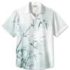 Summer Plant Bamboo Simple Commute Vacation Casual Hawaiian Shirt HWBN2765367 - Beltina