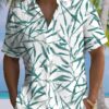 Summer Plant Leaves Beach Casual Vacation Hawaiian Shirt HWBN2765053 - Beltina