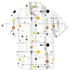 Summer Tropical Lines Geometric Pattern Casual Vacation Hawaiian Shirt HWBN2765365 - Beltina