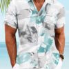 Summer Tropical Vegetation Leaves Contrast Color Beach Leisure Vacation Hawaiian Shirt HWBN2765204 - Beltina