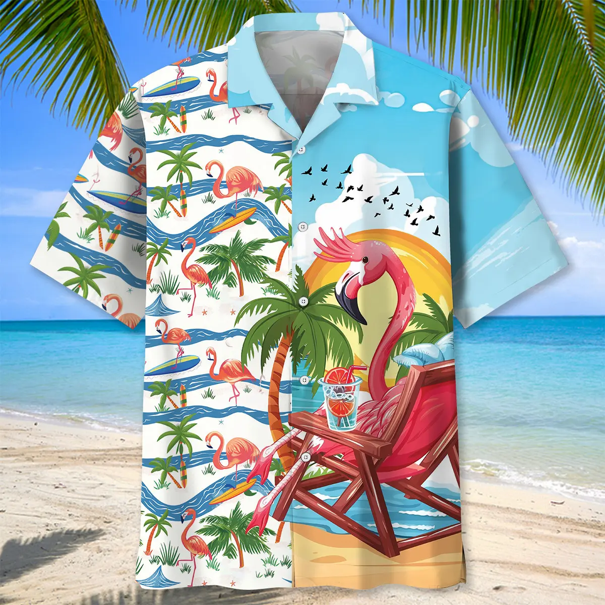summer-vacation-flamingo-hawaiian-shirt-1