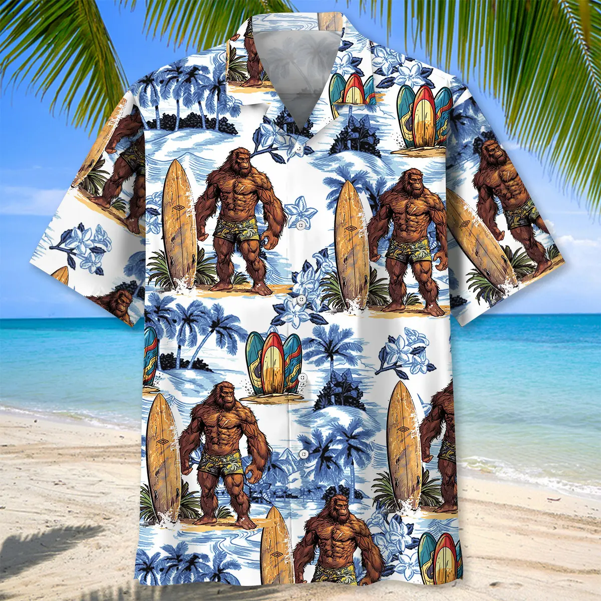 surfing-bigfoot-surfboard-hawaiian-shirt-1