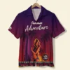 Surfing Unisex Hawaiian Shirt Aloha Shirt Summer Vibe Girl On The Beach With Surfing HWBN2765586 - Beltina