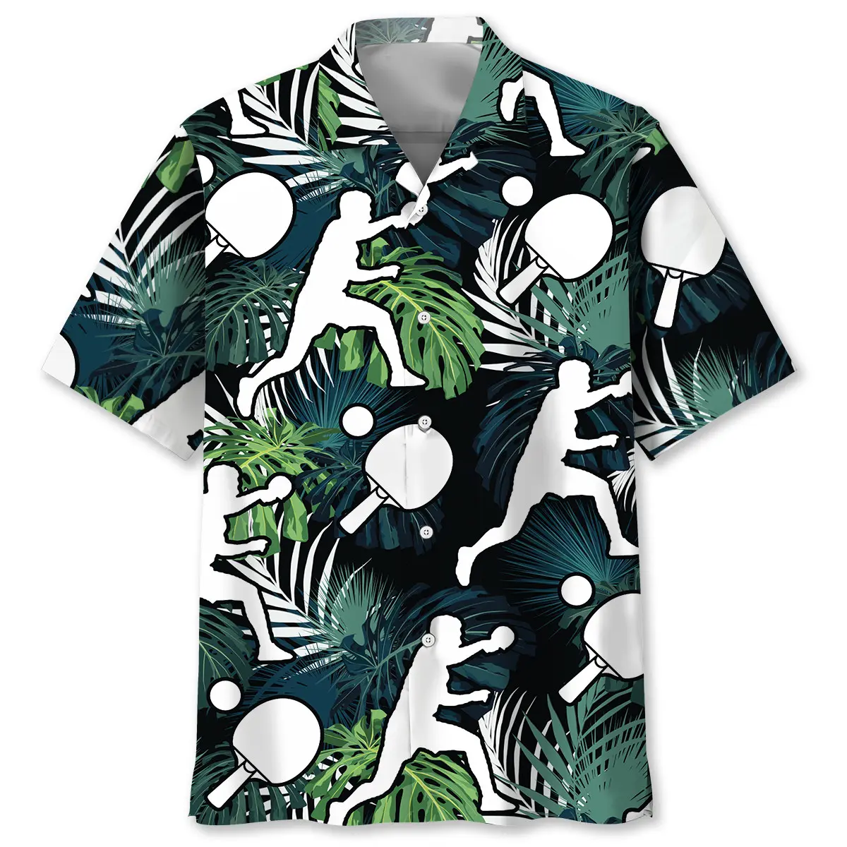 table-tennis-nature-hawaiian-shirt