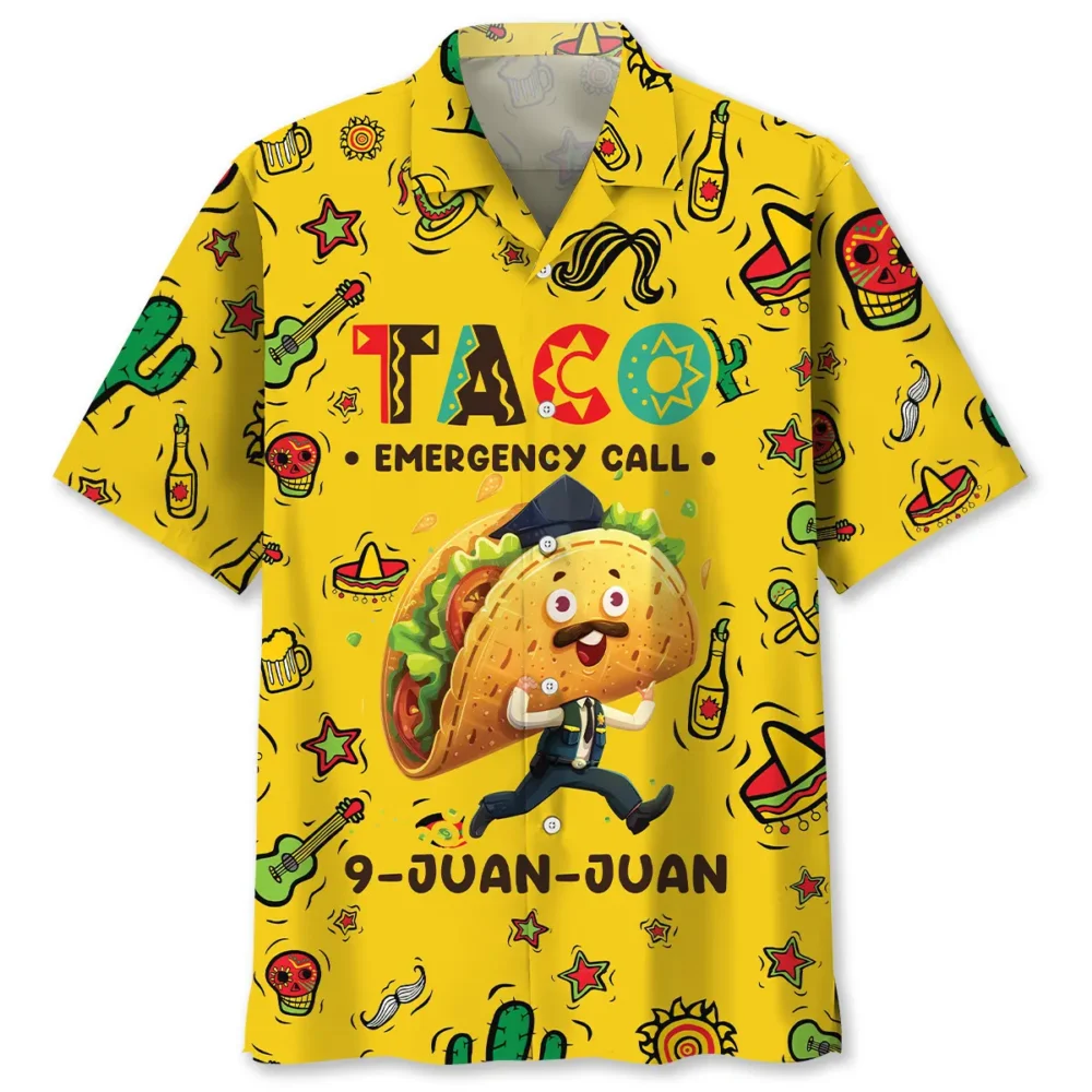 Taco Emergency Call Hawaiian Shirt HWBN2763573 - Beltina