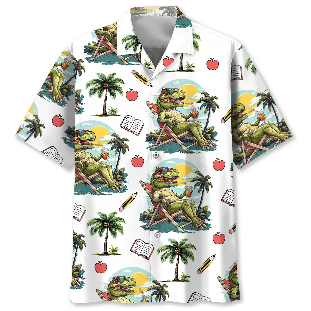 teacher-tropical-dinosaur-hawaiian-shirt