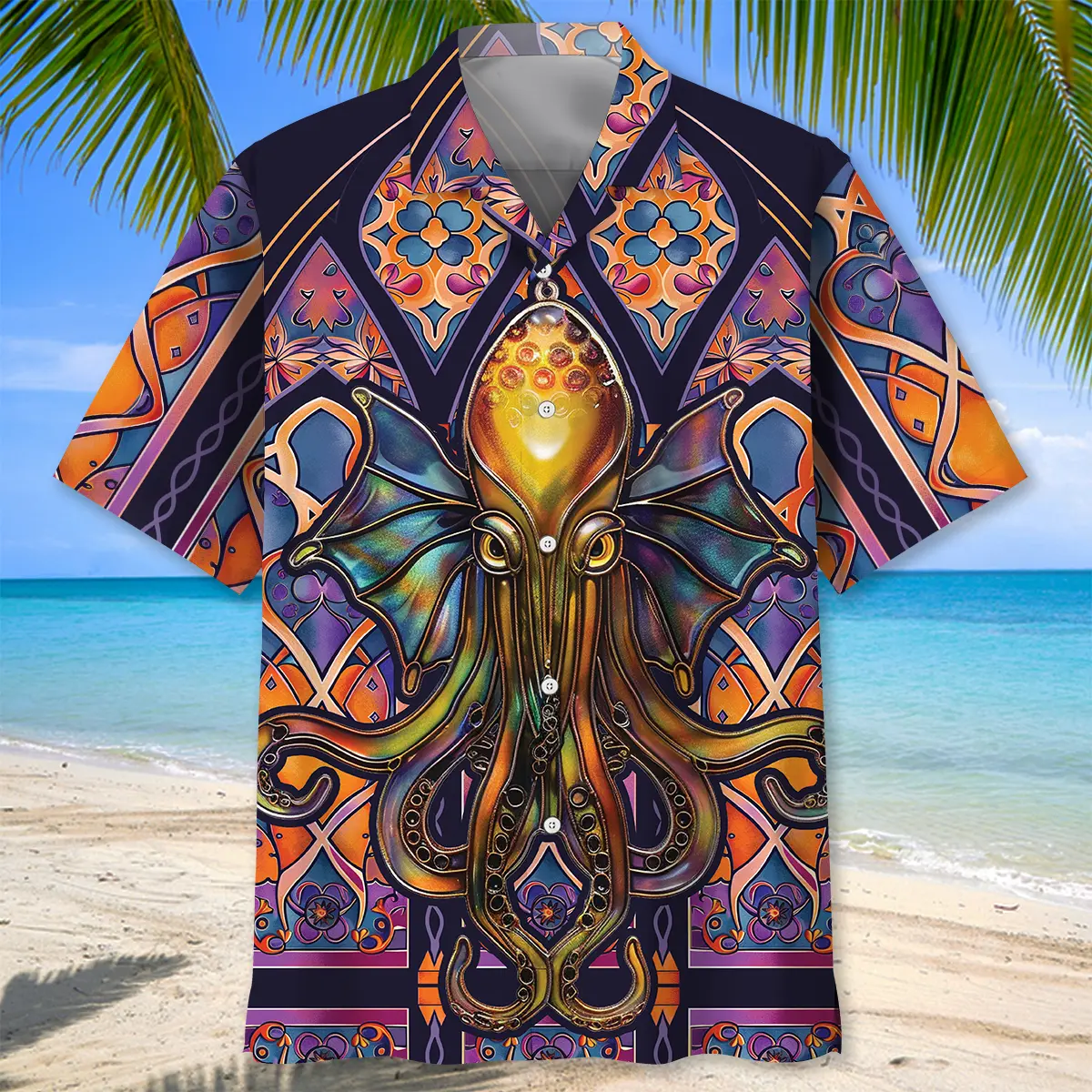 temple-of-octopus-art-hawaiian-shirt-1