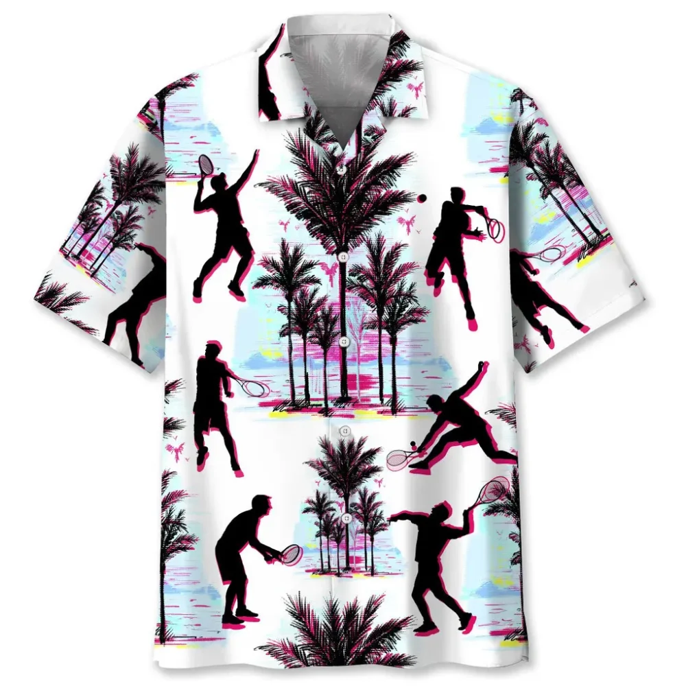 Tennis Abstract Background Hawaiian Shirt HWBN2762628 - Beltina