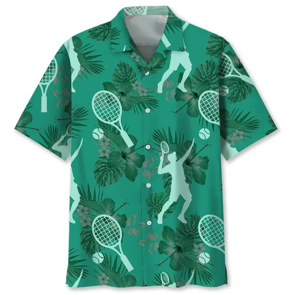 Tennis Kelly Green Hawaiian Shirt HWBN2762637 - Beltina