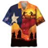 Texas Cowboy Duel Hawaiian Shirt HWBN2764681 - Beltina