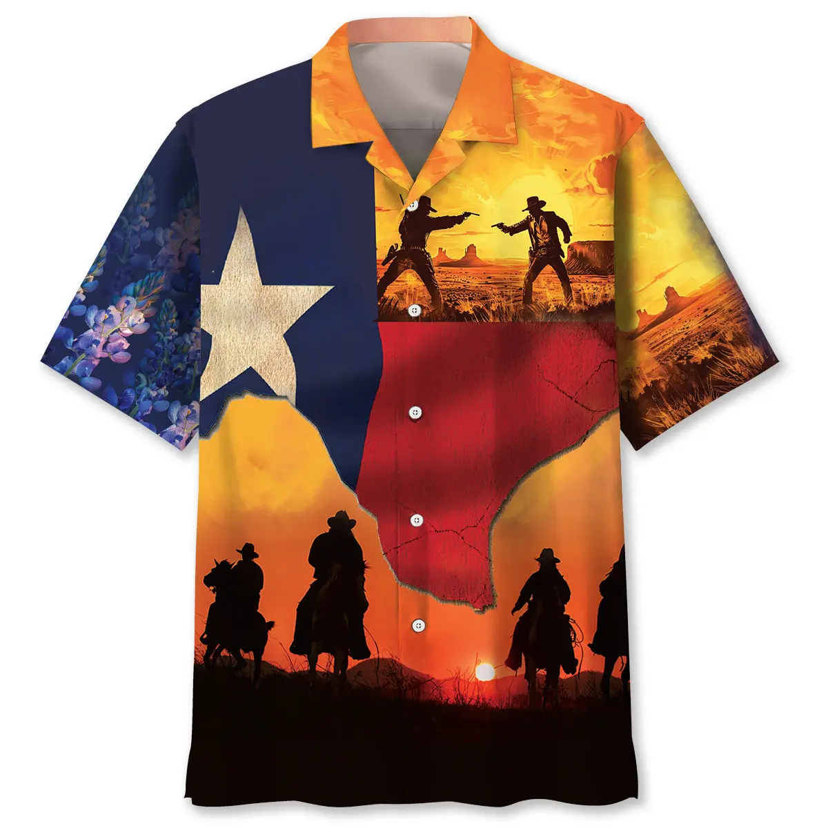 texas-cowboy-duel-hawaiian-shirt