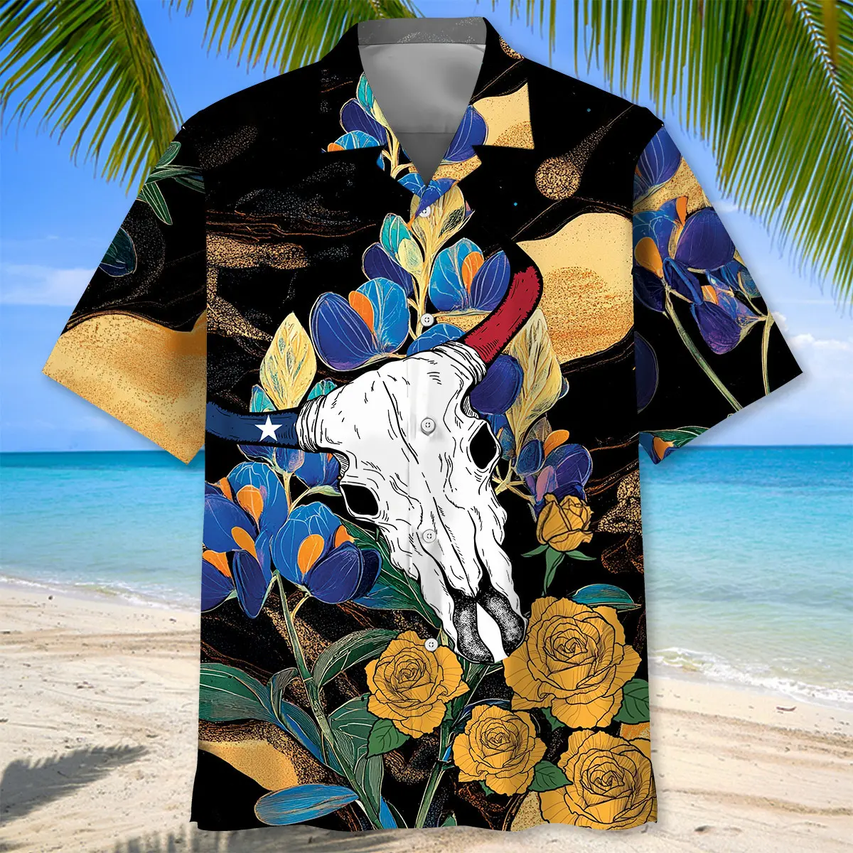 texas-longhorn-skull-hawaiian-shirt-2