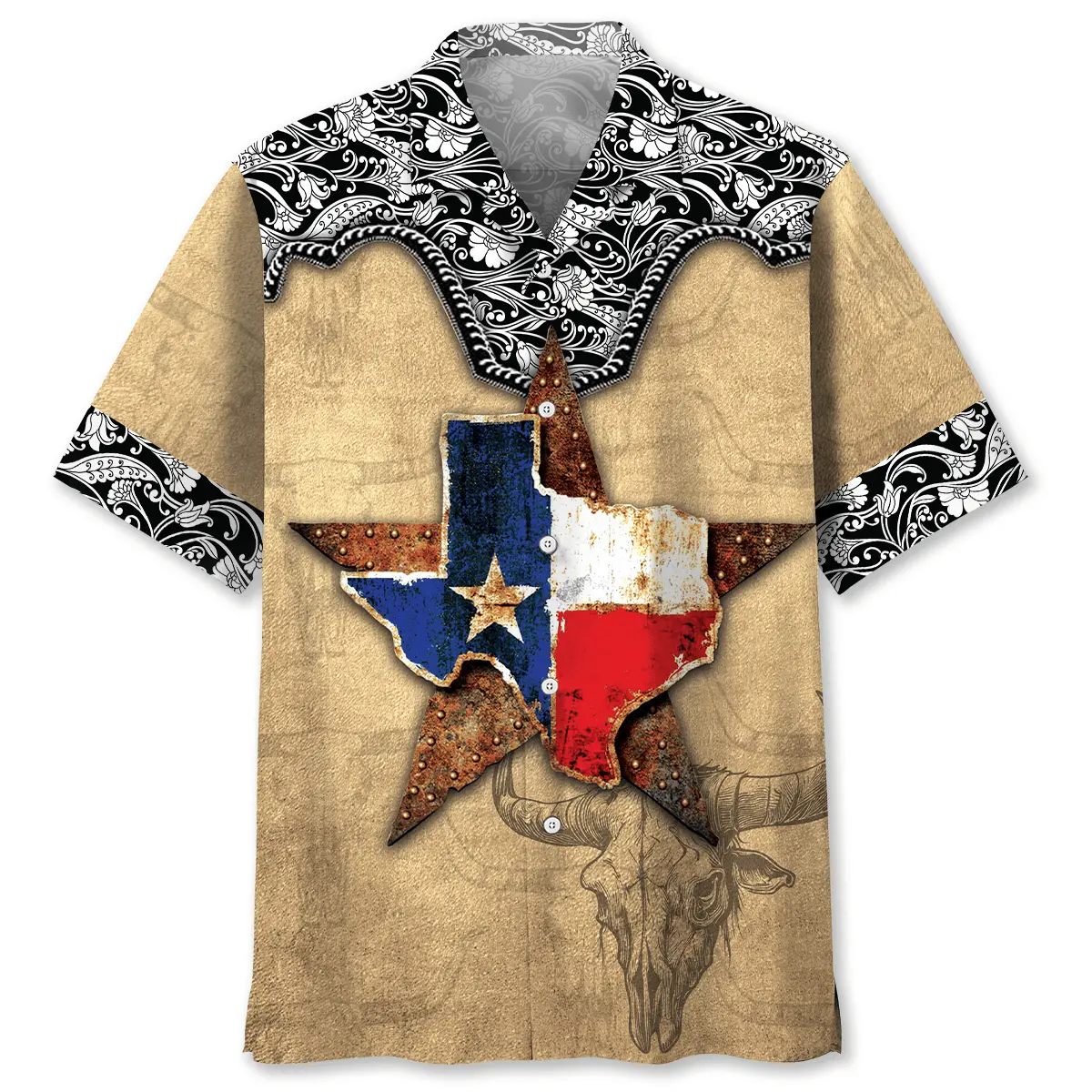 texas-the-lone-star-state-custom-name-hawaiian-shirt-1