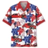 Tow Truck Happy 4th July Hawaiian Shirt HWBN2763854 - Beltina