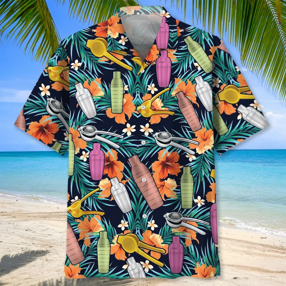 Tropical Bartender Set Hawaiian Shirt HWBN2762953 - Beltina