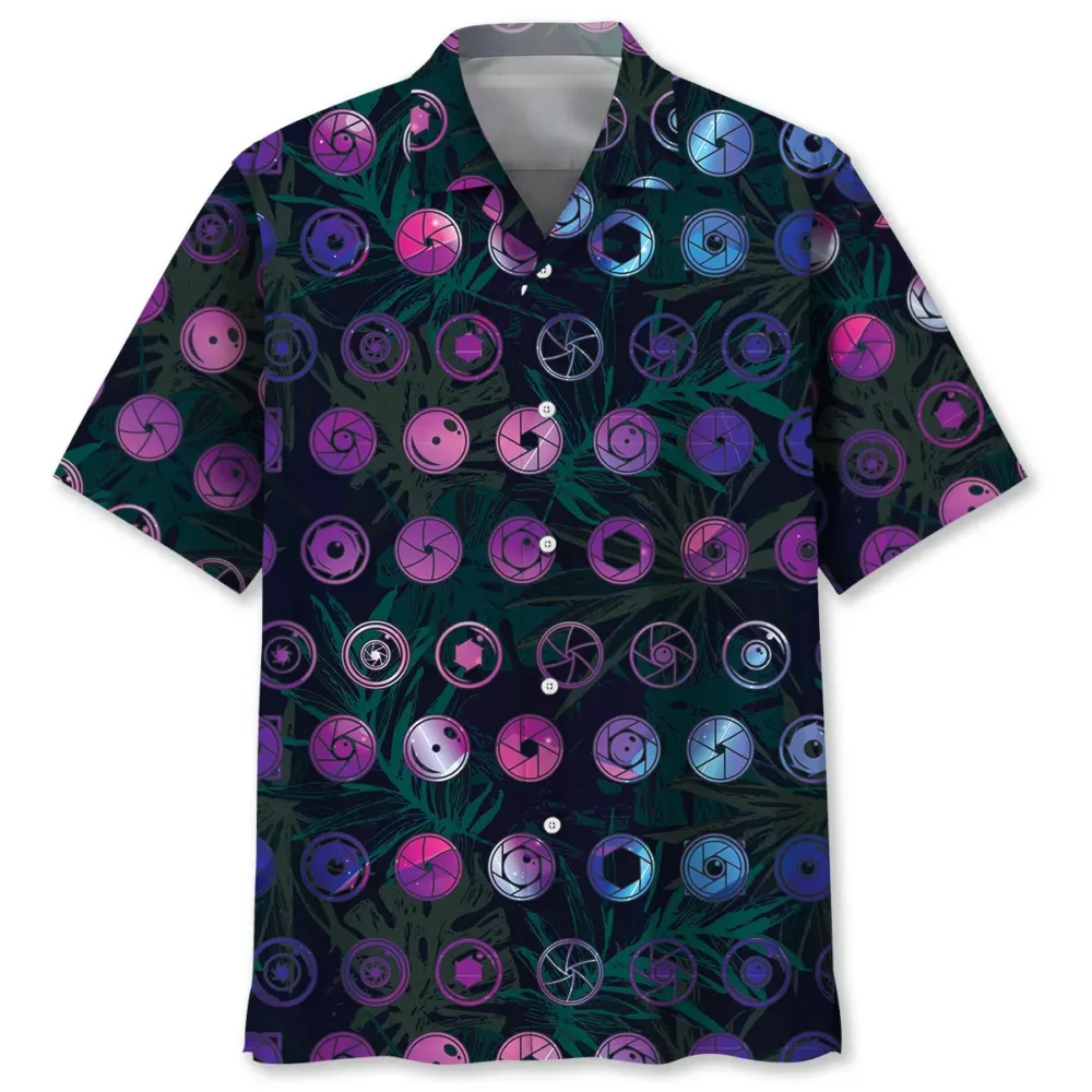 Tropical Camera Lens Hawaiian Shirt HWBN2762901 - Beltina