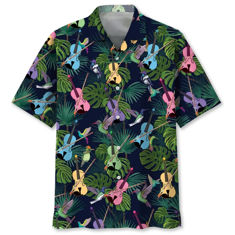Tropical Colorful Violin Hawaiian Shirt HWBN2762927 - Beltina