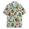 Tropical Tiki Flamingo And Tiki Unisex Hawaiian Shirt Aloha Shirt HWBN2765688 - Beltina